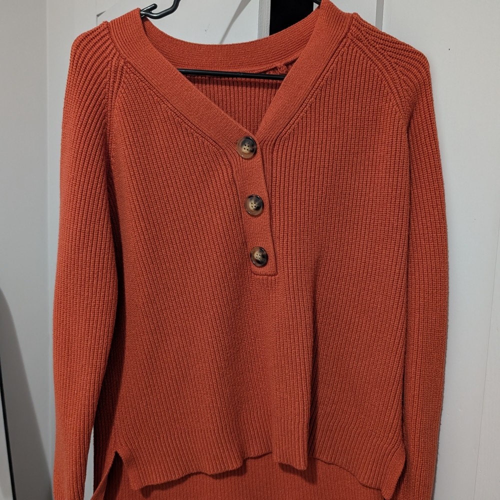 Women's Orange Sweater